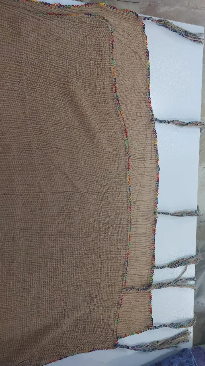 3296-شال منگوله سرخ پوستی (ایراددار)